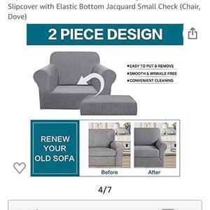 Large chair slip cover